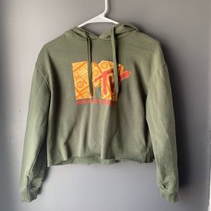 MTV cropped hoodie